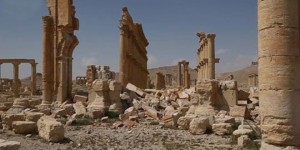 Zerstörungen in Palmyra, Photo: SANA